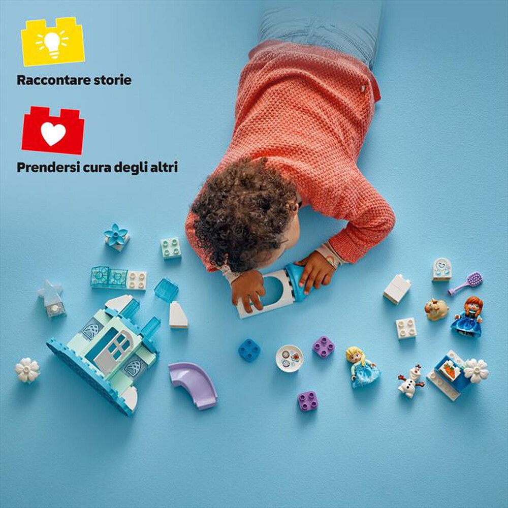 "LEGO - LA FESTA AL CASTELLO DI ANNA ED ELSA FROZEN-,"