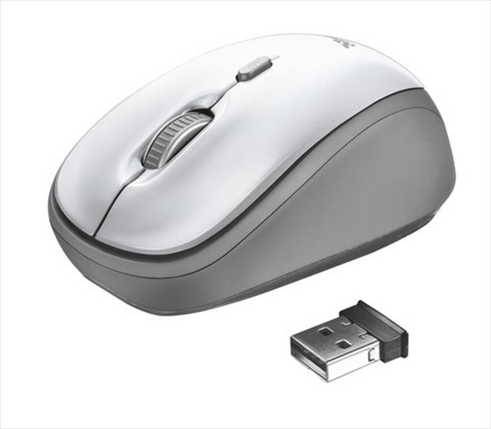 "TRUST - YVI WIRELESS MOUSE-White"