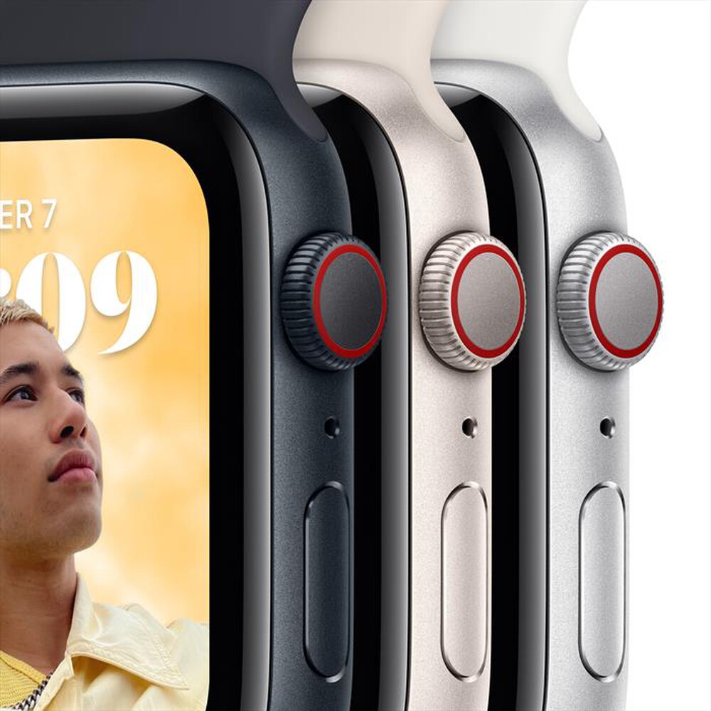 "APPLE - Watch SE GPS + Cellular 44mm Regular-Argento - Bianco"