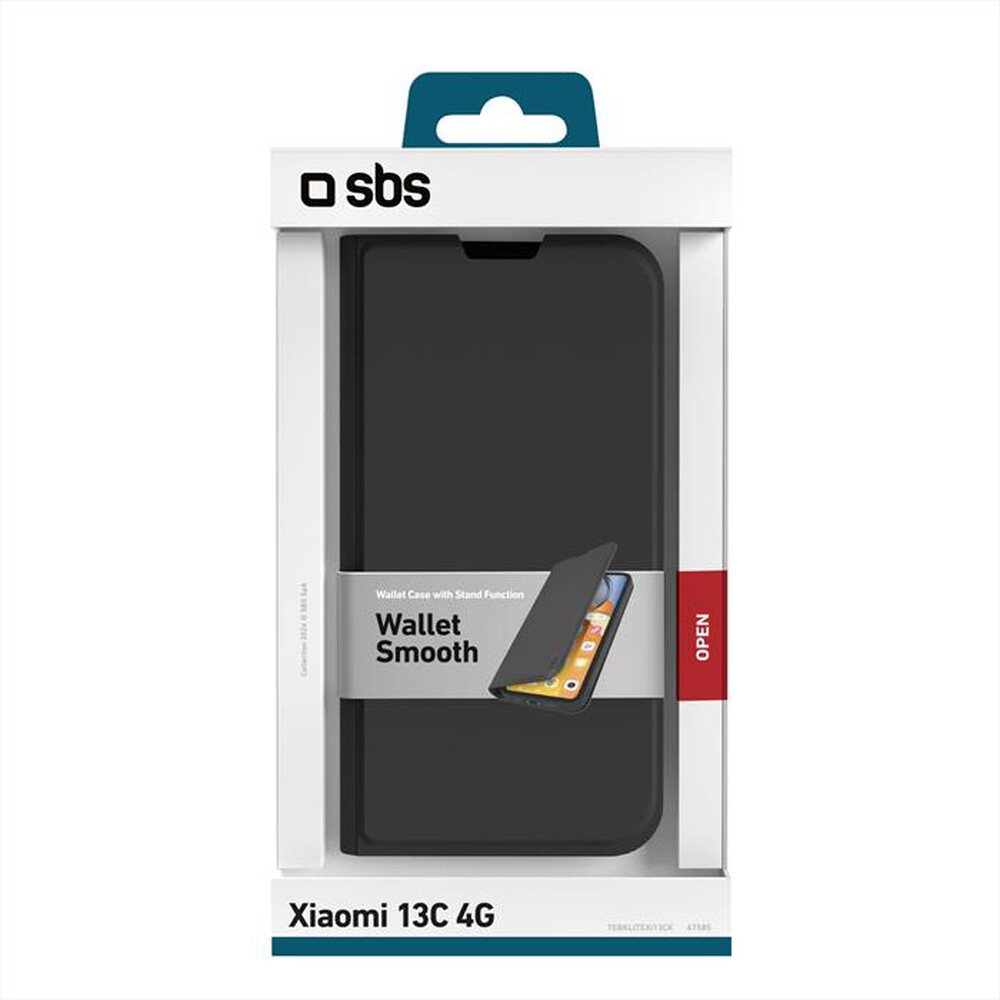 "SBS - Custodia TEBKLITEXI13CK per Xiaomi 13C-Nero"