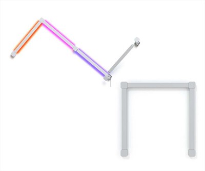 NANOLEAF - Lampada LINES SQUARED STARTER KIT+ESPANSIONE - 7PK