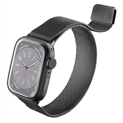 CELLULARLINE - Cinturino acciaio STEELAPPWATCH3840K Apple Watch-Nero