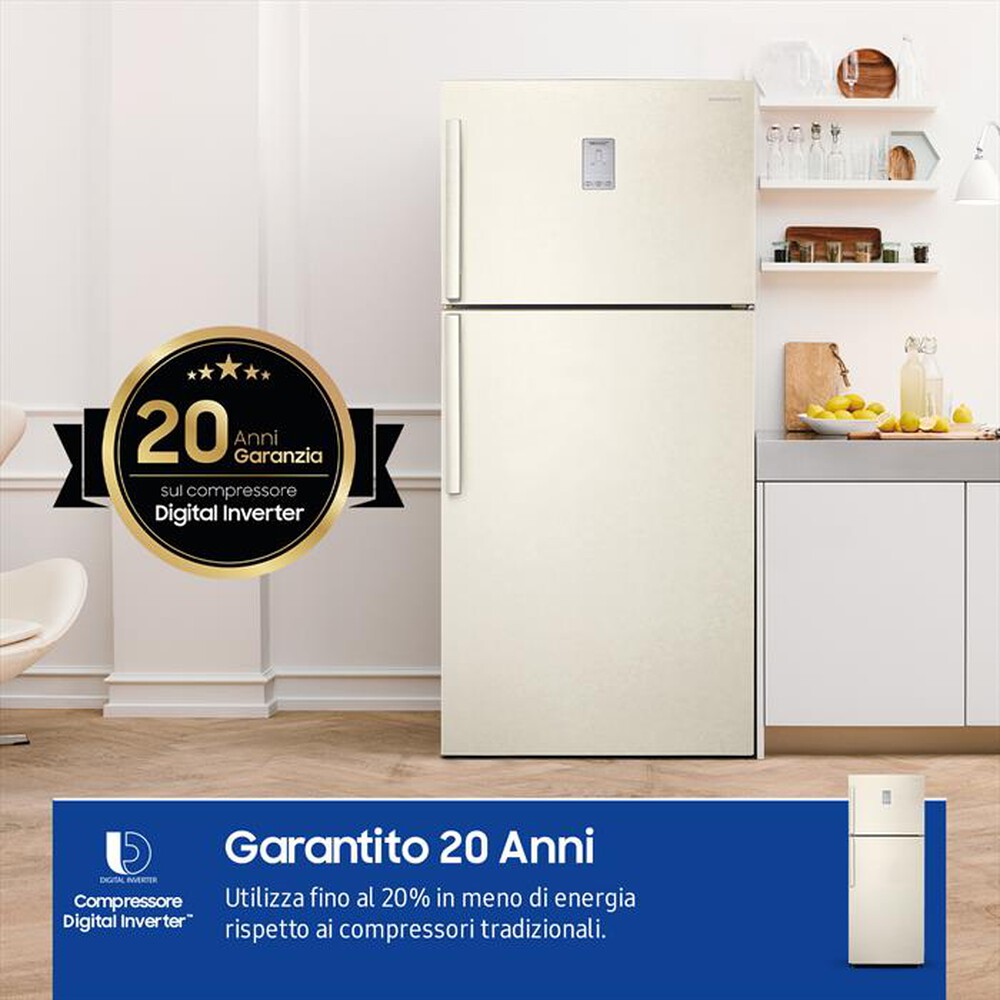 Immagine del prodotto SAMSUNG - Frigorifero 2 porte RT50K6335EF Classe F 516lt-SABBIA