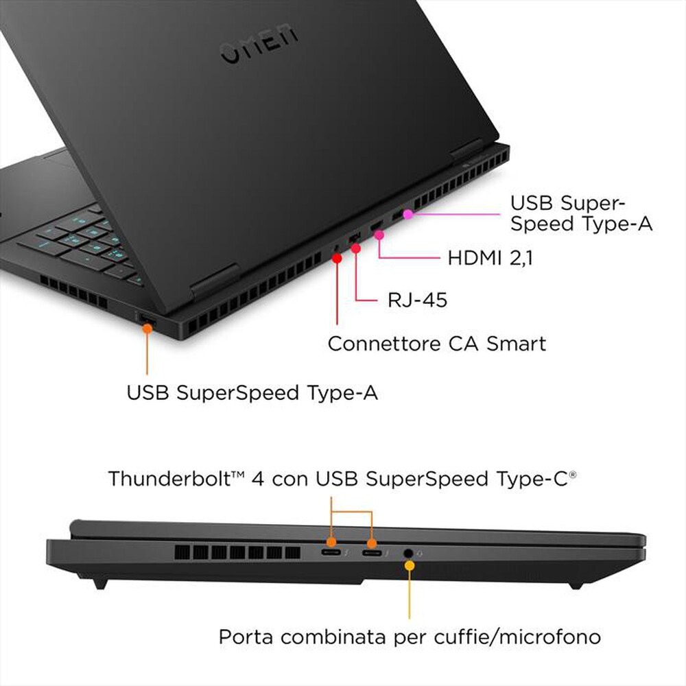 "HP - Notebook OMEN 16-WF0002NL-Shadow Black"