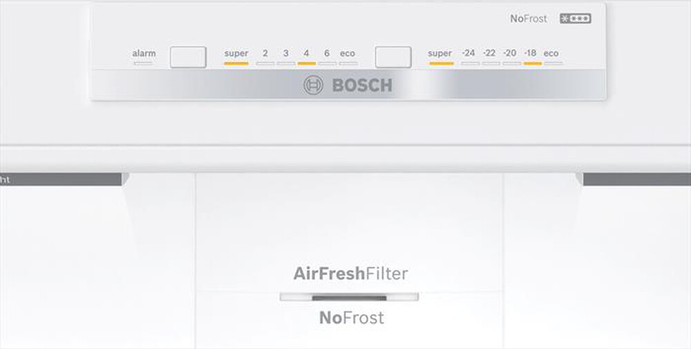 "BOSCH - Frigorifero combinato KGN86VIEA Classe E 631 lt-Acciaio anti-impronta"