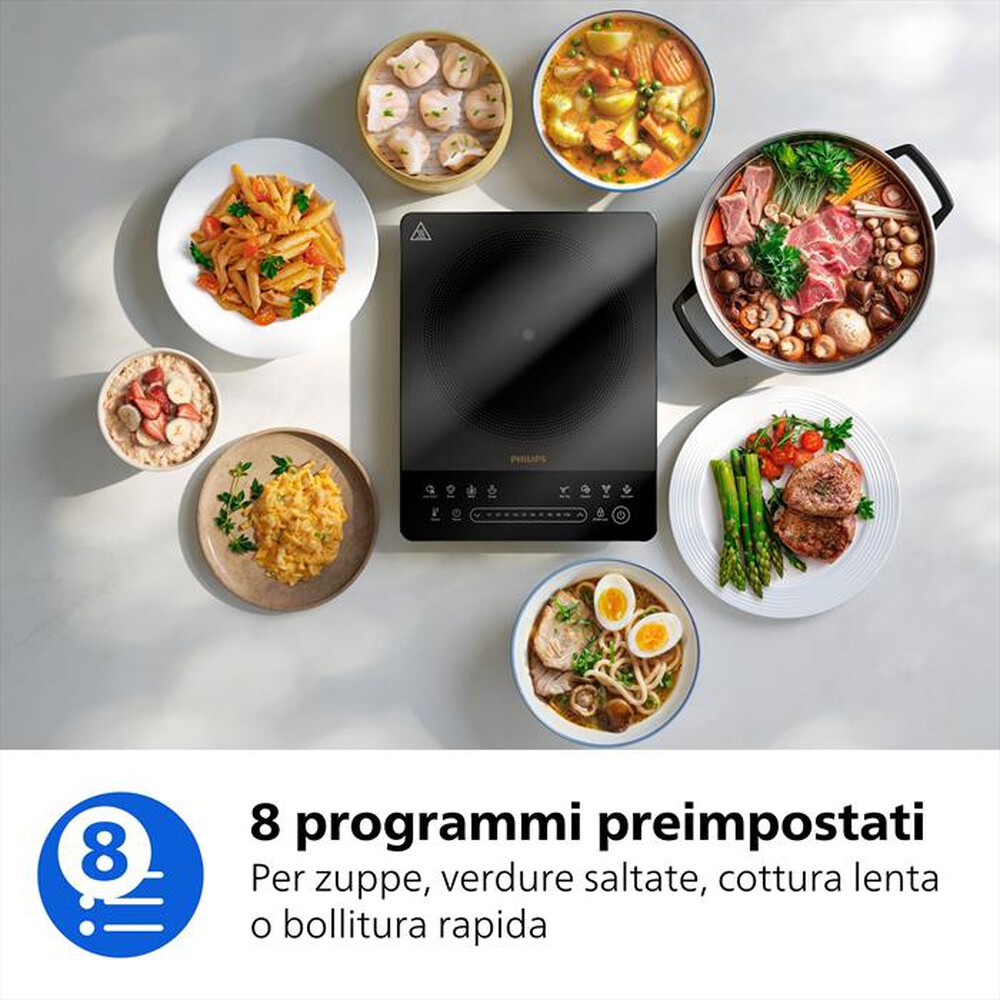 Immagine del prodotto PHILIPS - Piastra a induzione SERIE 5000 HD5850/90-Nero