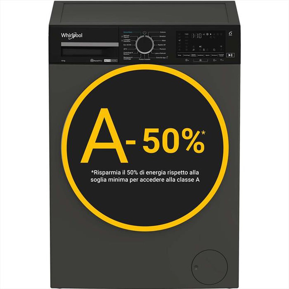 Immagine del prodotto WHIRLPOOL - Lavatrice WPM011GADSIT 10Kg Classe A-Nero