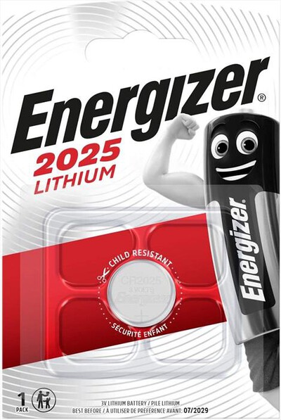 ENERGIZER - CR2025 LITHIUM BP1