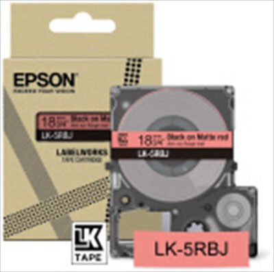 EPSON - NASTRO LABEL WORKS SISTEMI PER ETICHETTE-RED/BLACK
