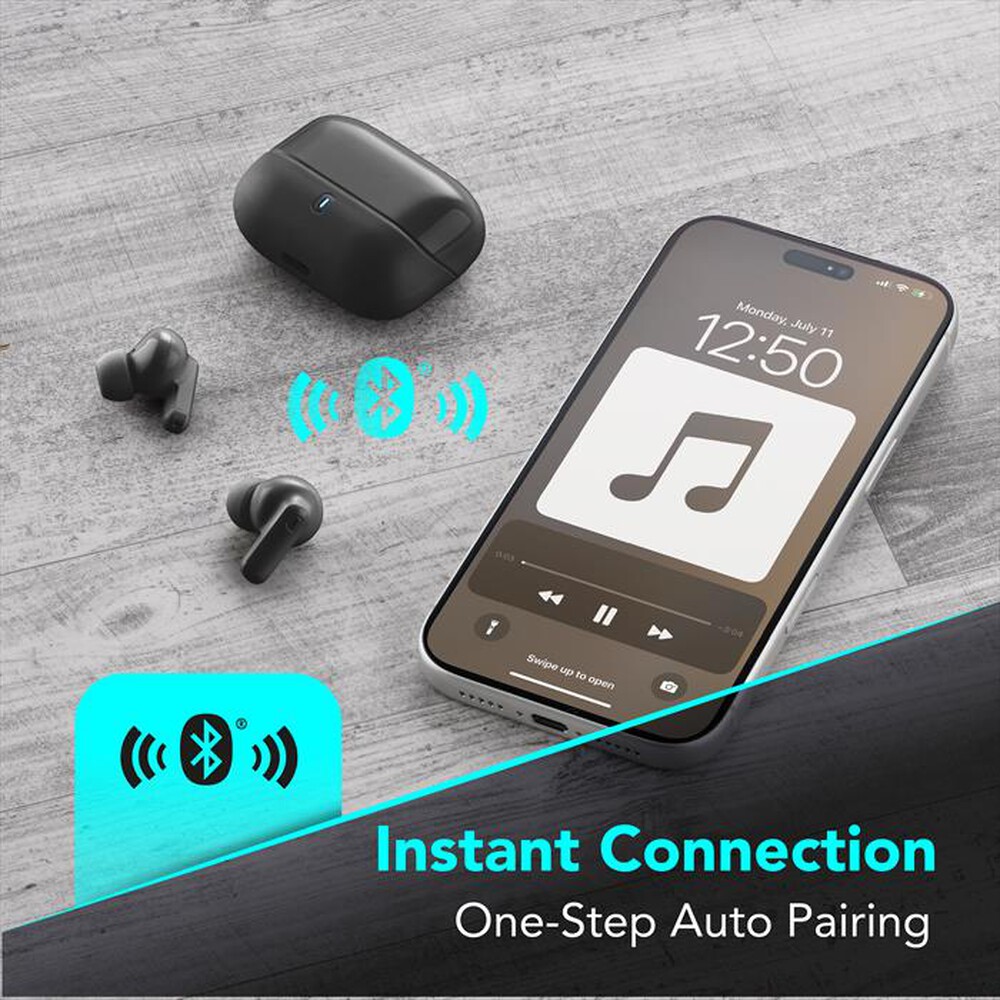 Immagine del prodotto CELLULARLINE - AURICOLARI WEAVY IN-EAR BLUETOOTH TRUE WIRELESS-Nero