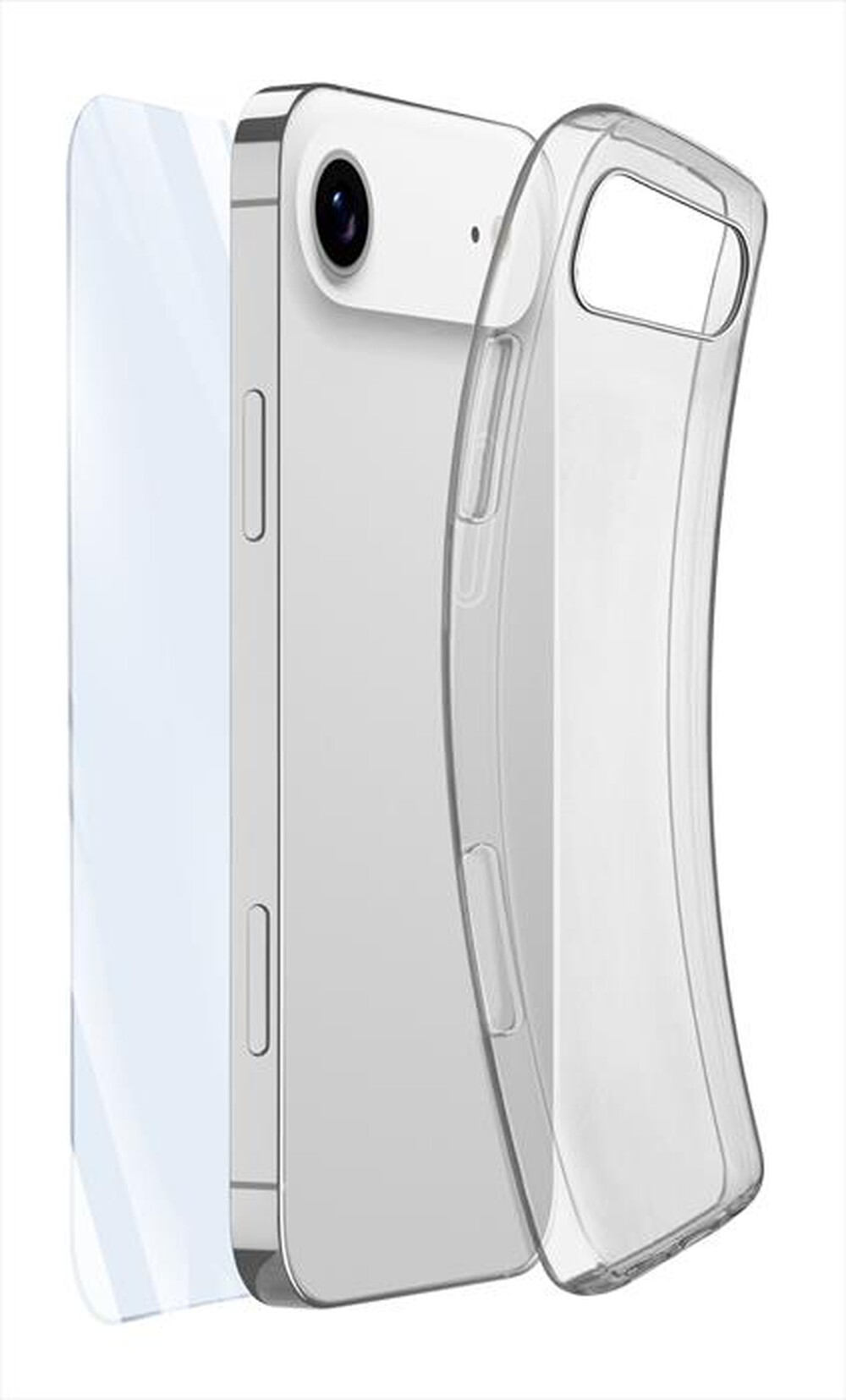 Immagine del prodotto CELLULARLINE - Kit di accessori PROTECTION KIT per IPHONE AIR-Trasparente