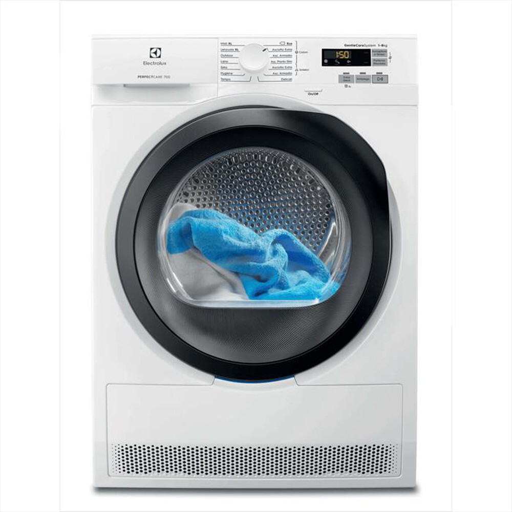 Immagine del prodotto ELECTROLUX - Asciugatrice EW7H583B 8Kg Classe C-Bianco/obl&ograve; nero