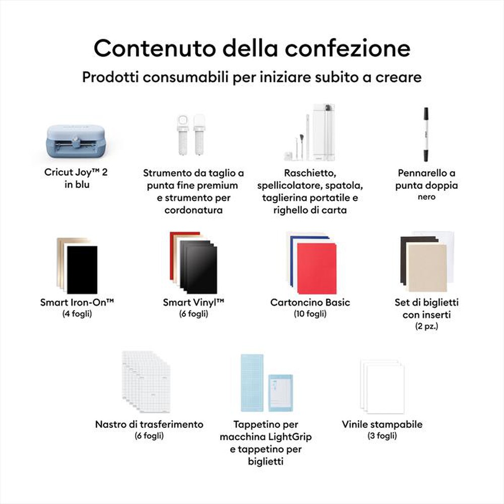 Immagine del prodotto CRICUT - Macchina da taglio Joy 2 Essential bundle