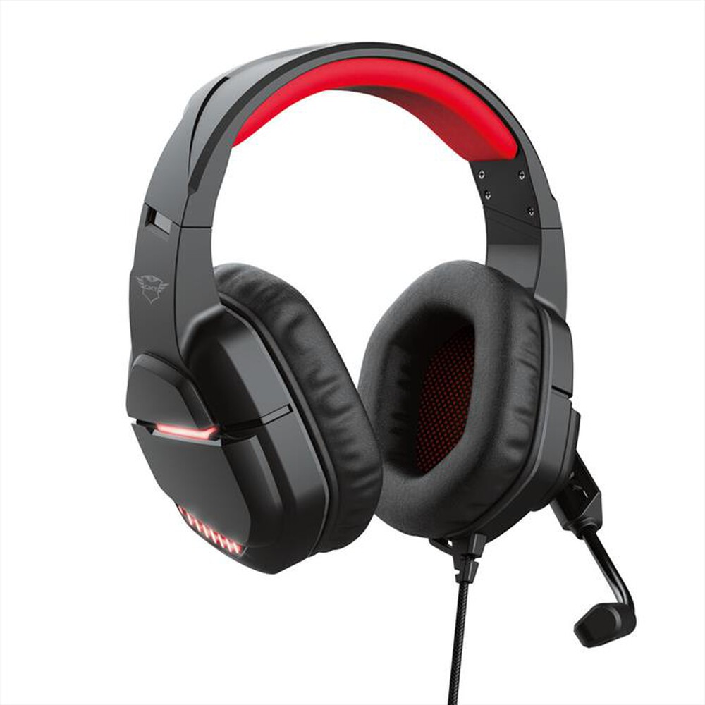 "TRUST - GXT448 NIXXO ILLUMINATED HEADSET-Black/Red"