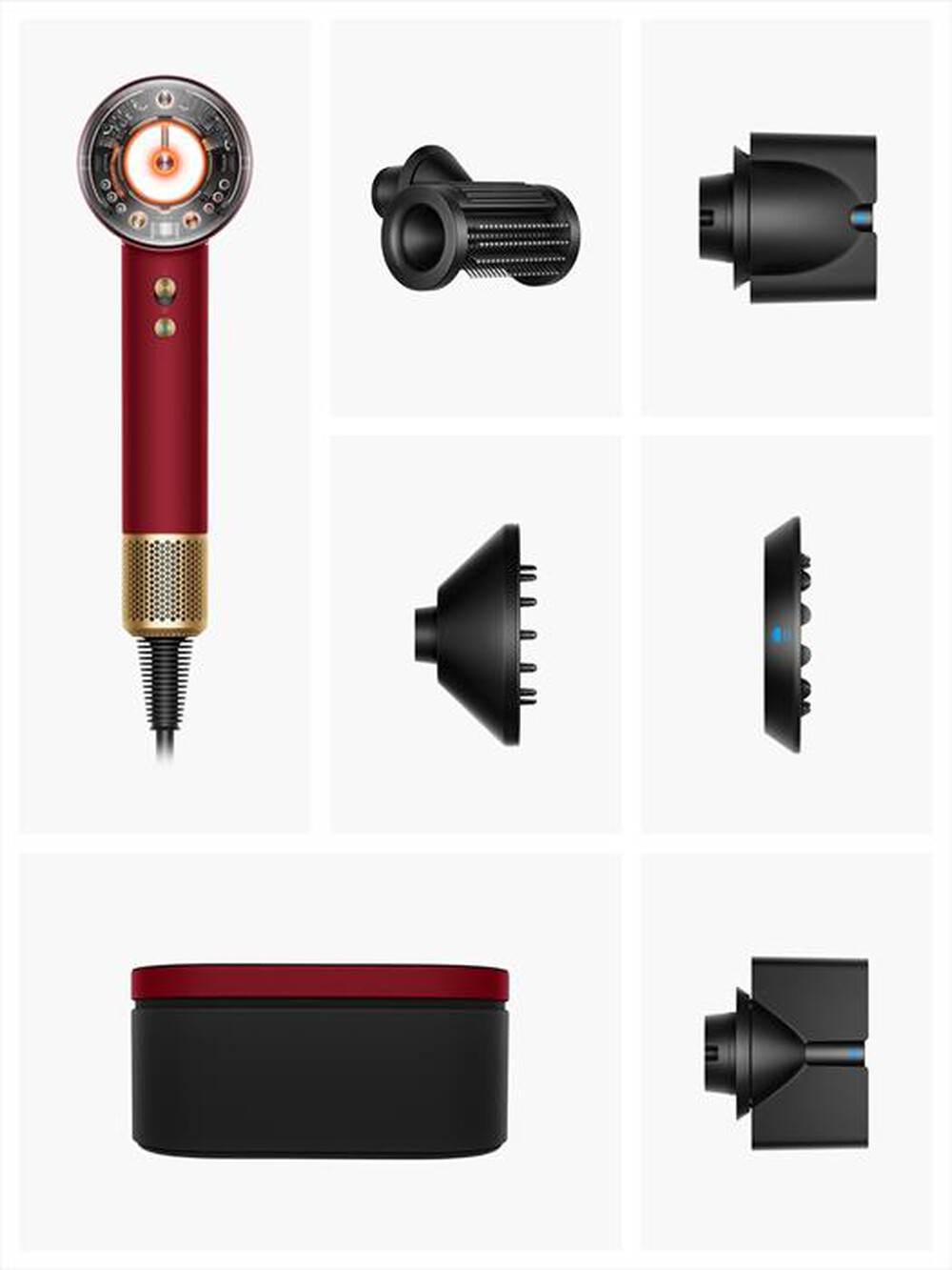 Immagine del prodotto DYSON - Asciugacapelli Supersonic Nural Lisci-Rosso velluto/Oro