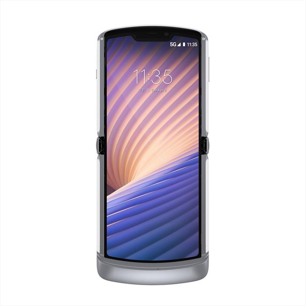 "MOTOROLA - SMARTPHONE RAZR 5G-LIQUID MERCURY (SILVER)"