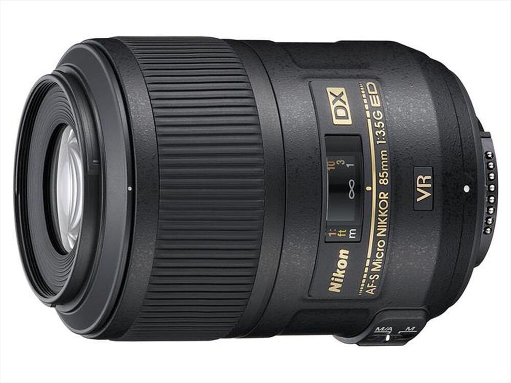 "NIKON - Obiettivo 85 MM F/3,5G ED AF-S VR MICRO-Black"