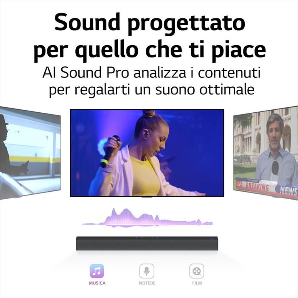 "LG - Soundbar S60Q.CEUSLLK-Nero"