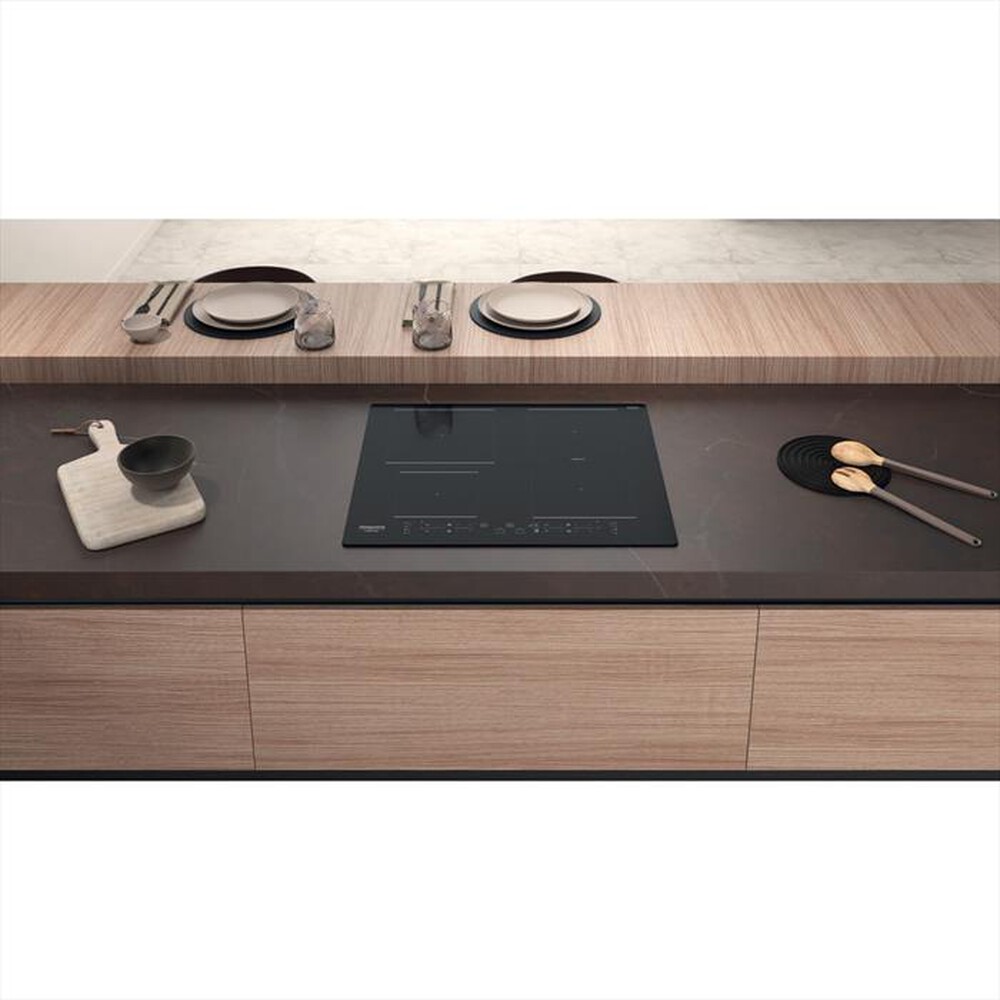 "HOTPOINT ARISTON - Piano induzione HB4860B NE 59 cm-Nero"