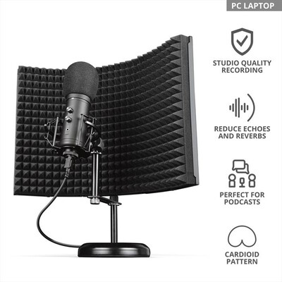TRUST - GXT259 RUDOX STUDIO MICROPHONE-Black