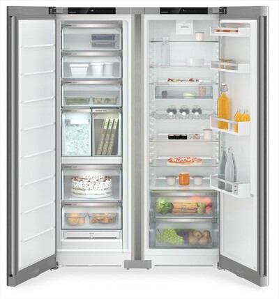 LIEBHERR - Frigorifero side by side XRFSF 5240-20 Classe E-SteelFinish / Silver