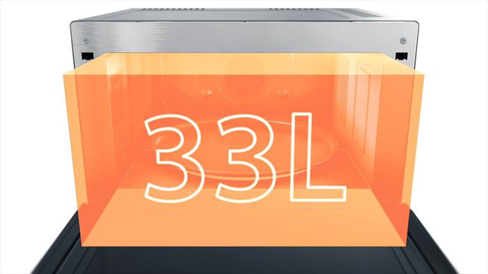 Immagine del prodotto WHIRLPOOL - Forno microonde SUPREME CHEF MWP 337 SB-Nero, Argento