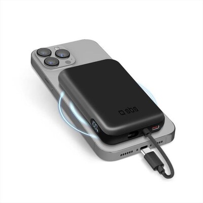 SBS - Powerbank Magsafe TEBB5000TCMAG-Nero