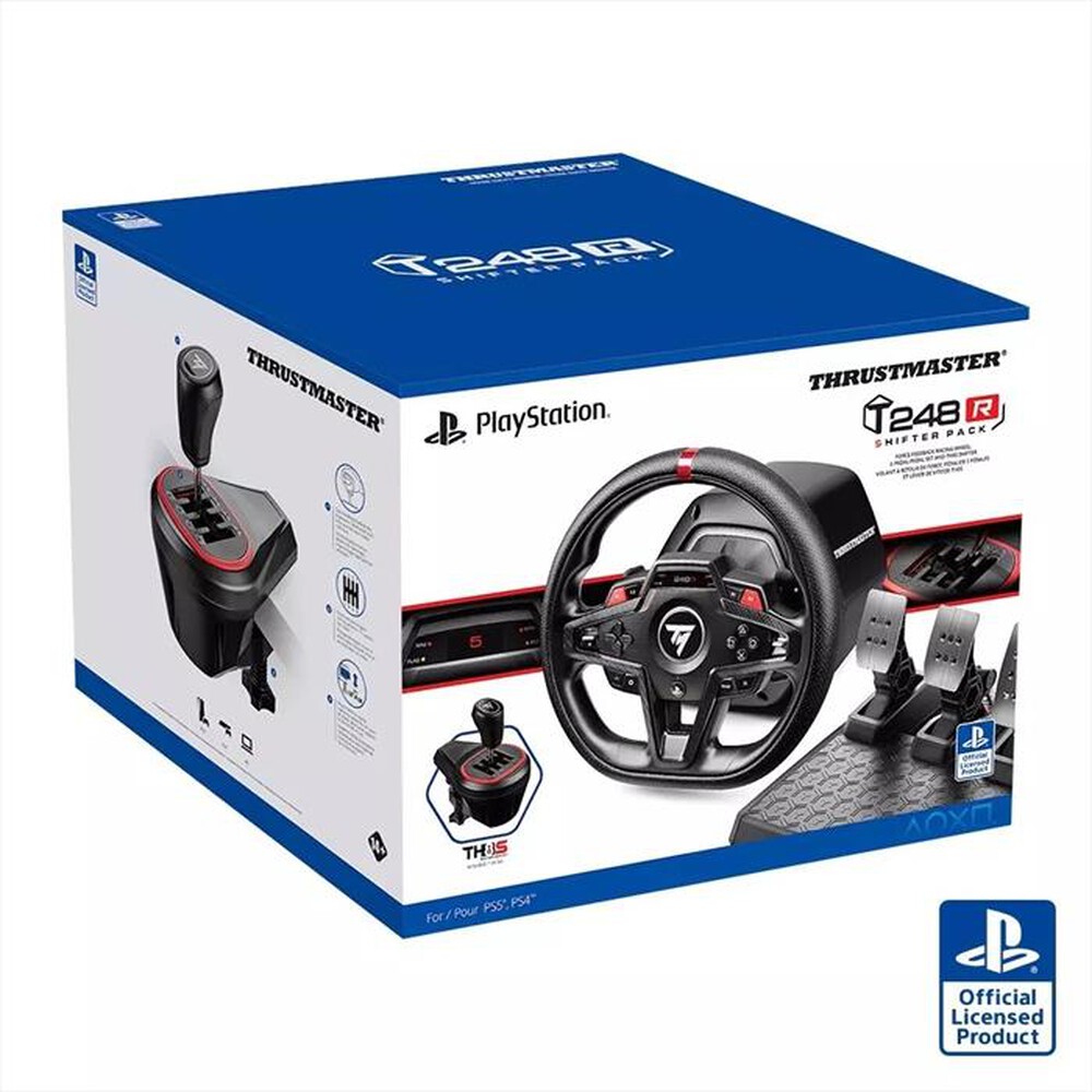 Immagine del prodotto THRUSTMASTER - Sistema di simulazione di guida T248R SHIFTER PACK-Nero