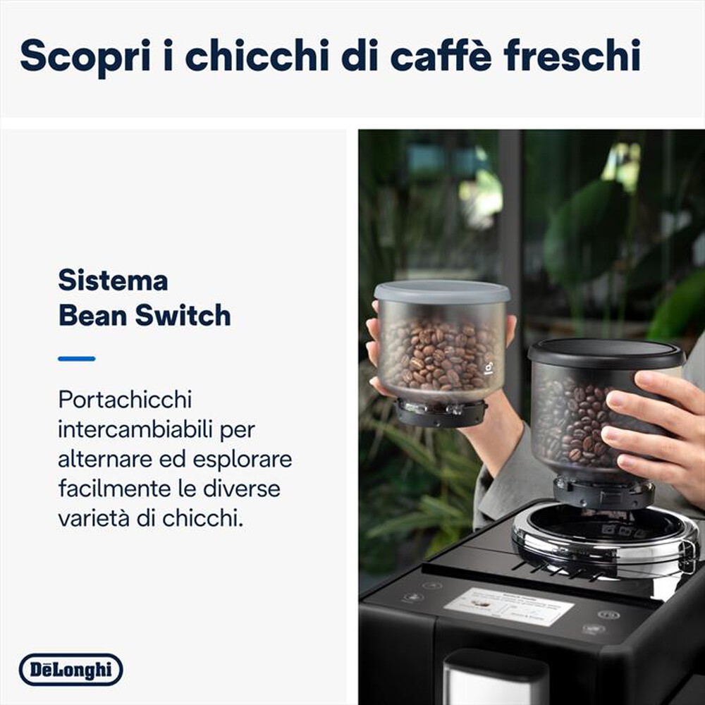"DE LONGHI - Macchina da caffé Rivelia EXAM440.35.B-Nero (onyx black)"