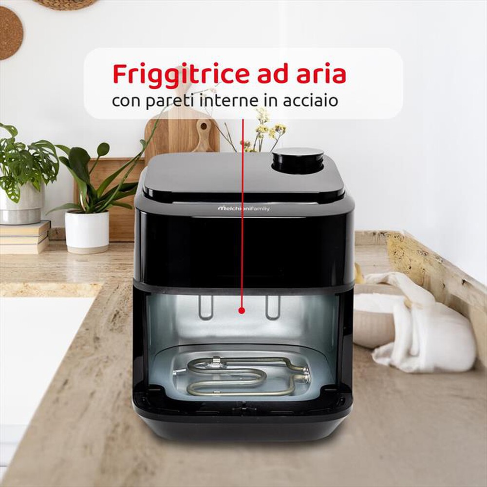 Immagine del prodotto MELCHIONI FAMILY - Friggitrice ad aria CHIARA-nero
