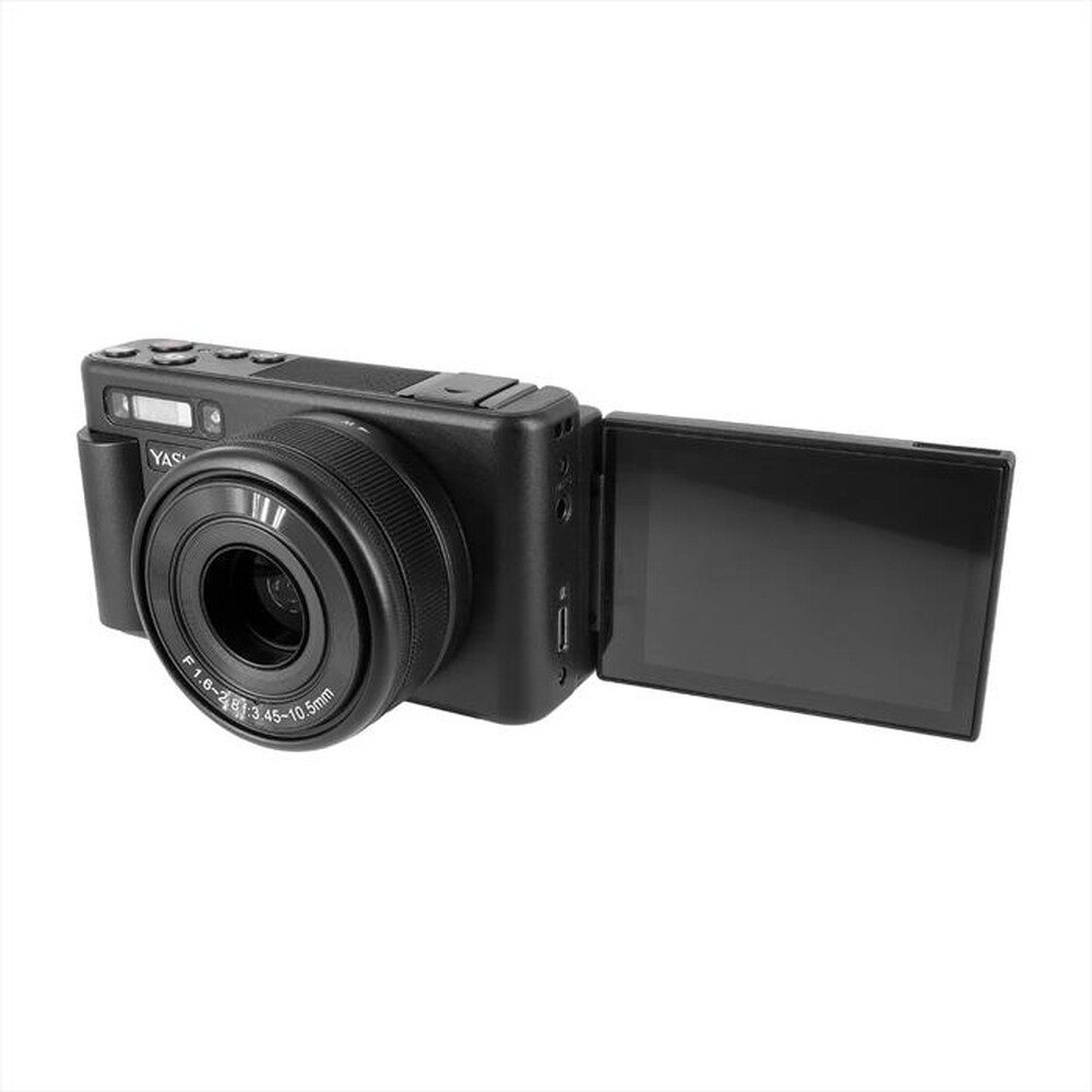 "YASHICA - Fotocamera digitale compatta CITY 100-NERO"