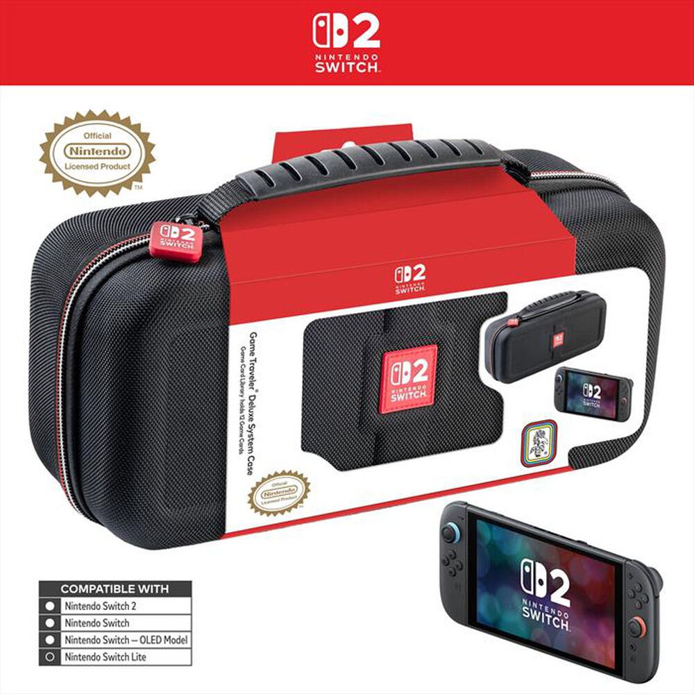Immagine del prodotto BIG BEN - CUSTODIA DI TRASPORTO SWITCH 2, MEDIA, NERA, LICEN-Nero