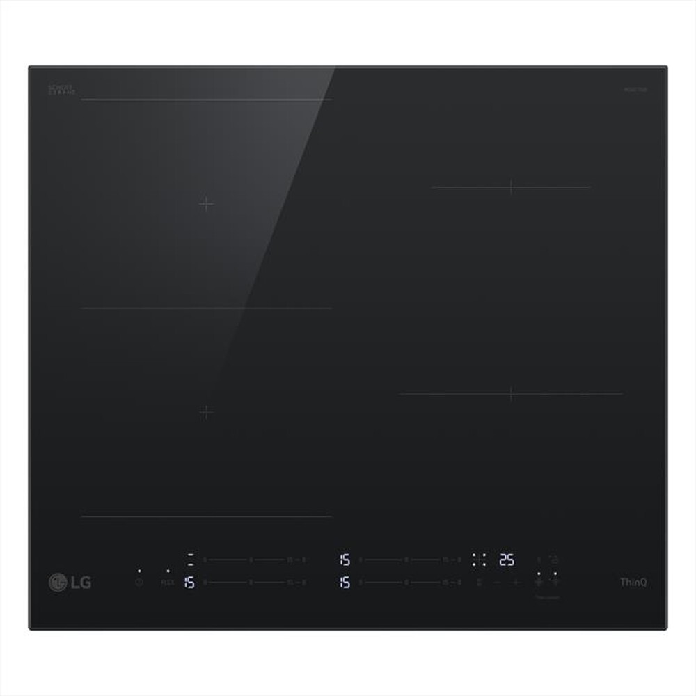 "LG - Piano cottura induzione CBIZ2435B 59 cm-Nero Schott"