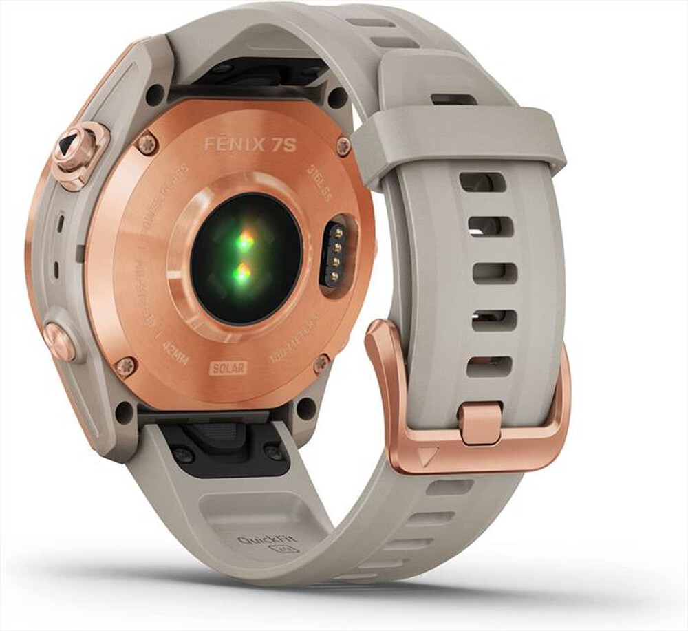 Immagine del prodotto GARMIN - Smart Watch Fenix 7S – Solar Edition-Rose Gold/Light Sand