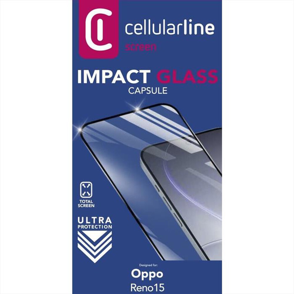 Immagine del prodotto CELLULARLINE - IMPACT GLASS CAPSULE - OPPO RENO 15