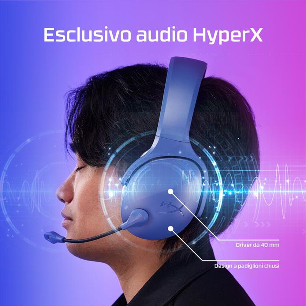 Immagine del prodotto HYPERX - Cuffie Gaming CLOUD JET - DUAL WIRELESS-Light Blue
