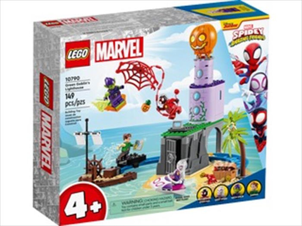 "LEGO - MARVEL Team Spidey al faro del Goblin - 10790-Multicolore"