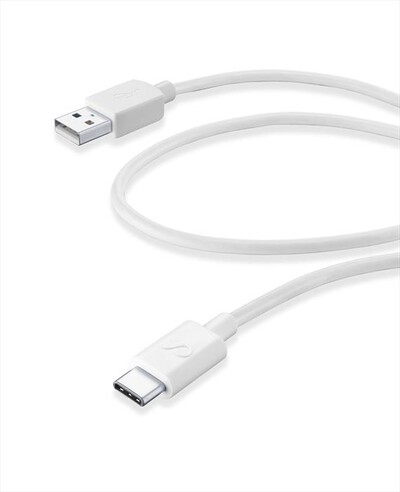 CELLULARLINE - USBDATA06USBCW Cavo Dati USB-60 cm-Bianco