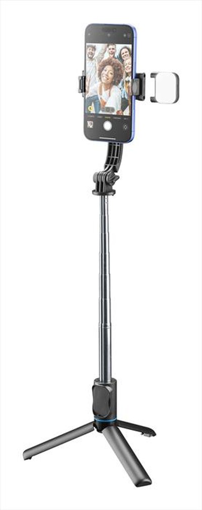 CELLULARLINE - Bastone per selfie BTSELFIESTICKSPARK-Nero