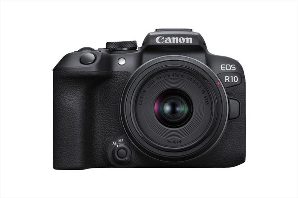"CANON - Fotocamera EOS R10 + RF-S 18-45MM F4.5-6.3 IS STM-Black"