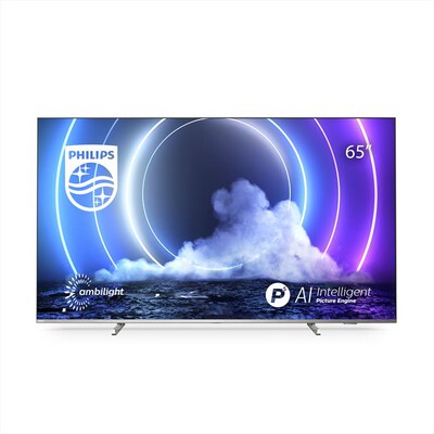 PHILIPS - Smart TV MINILED AMBILIGHT UHD 4K 65" 65PML9506/12-Silver