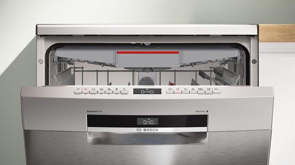"BOSCH - Lavastoviglie SMS6ECI15E Classe A 14 coperti-Acciaio anti-impronta"