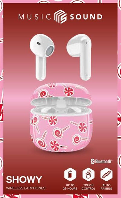 CELLULARLINE - Auricolari Bluetooth TWS SHOWY-Rosa