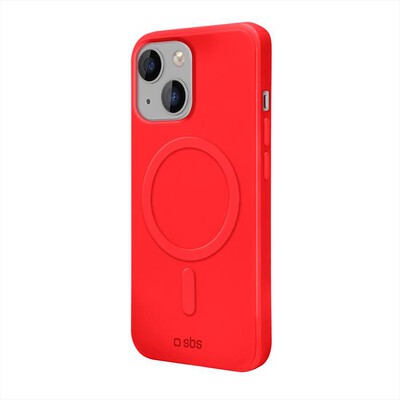 SBS - Cover TEMAGCOVRUBIP1467R per iPhone 14 Plus-Rosso