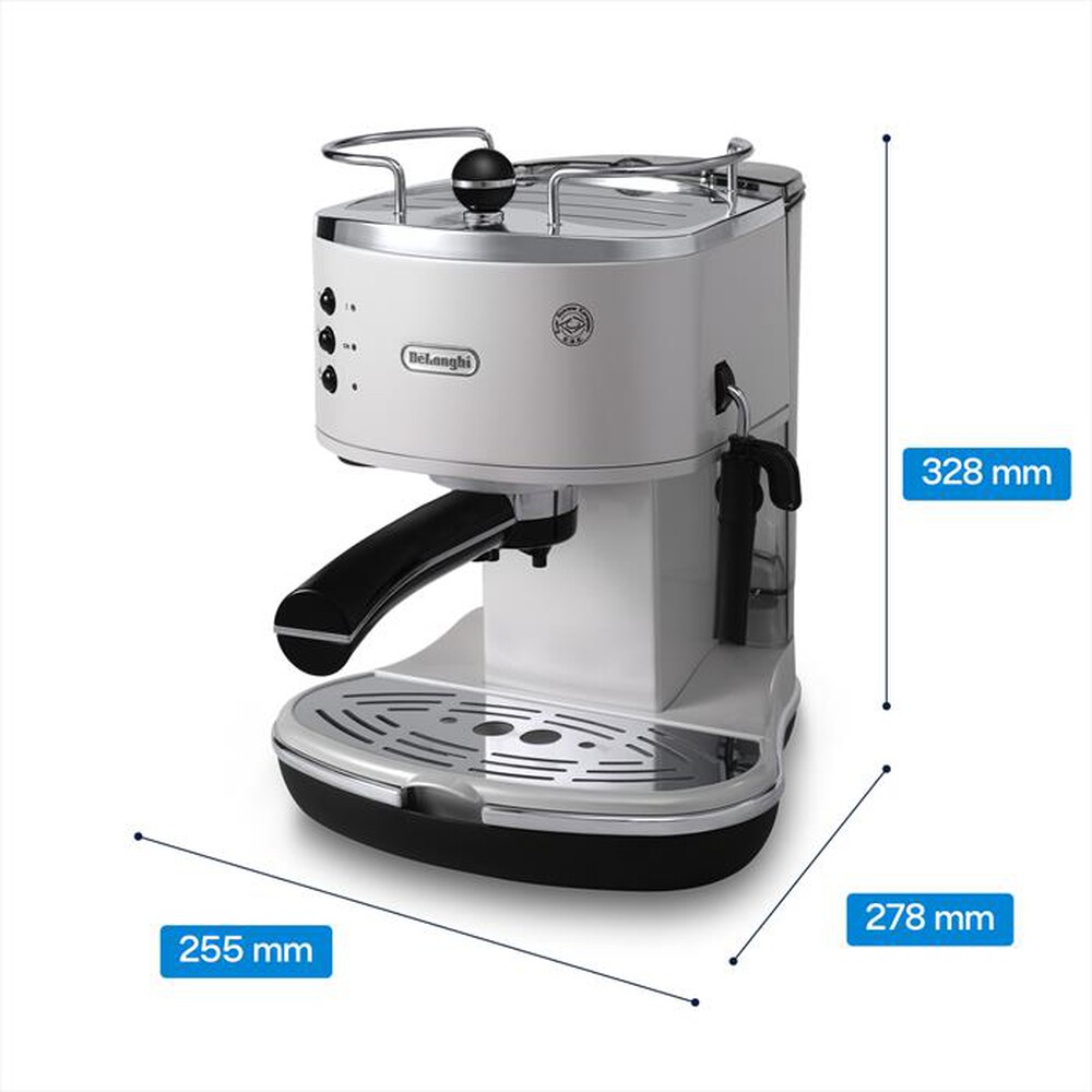 Immagine del prodotto DE LONGHI - ICONA VINTAGE ECO 311.W MACCHINA DA CAFF&Egrave; MANUALE-bianco