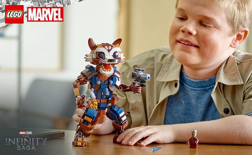 Immagine del prodotto LEGO - SUPER HEROES MARVEL Rocket e Baby Groot 76282