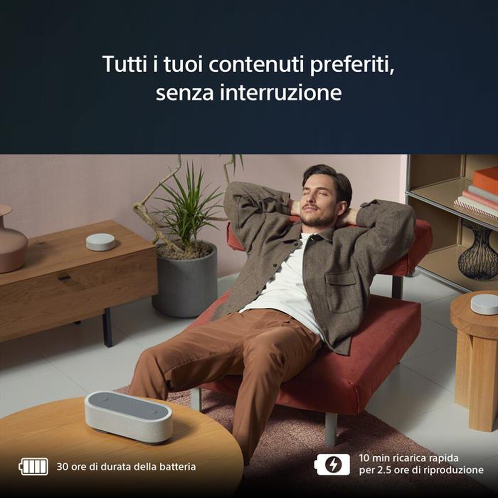 "SONY - Sistema Home Theatre Portatile HTAX7.CEL-Grigio"