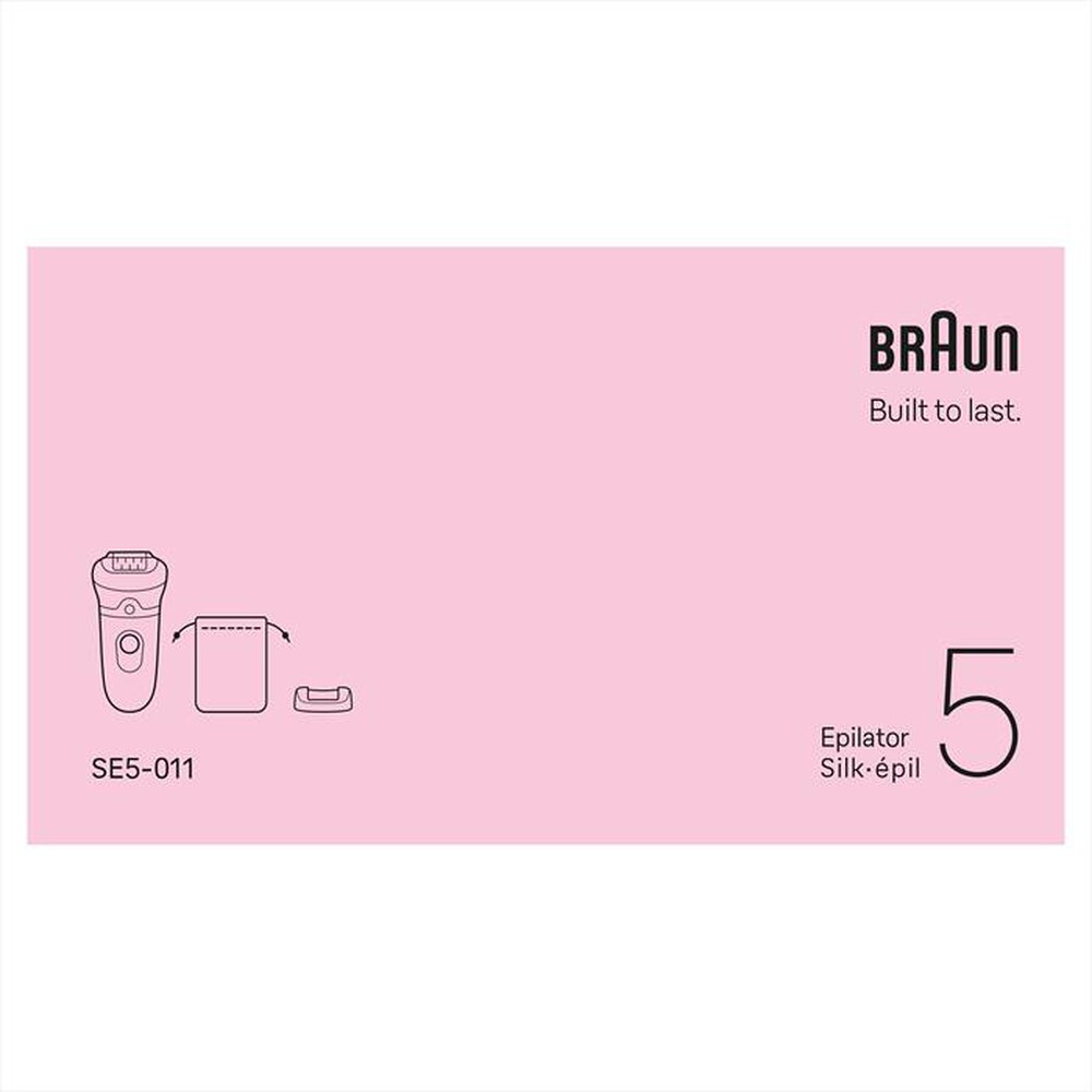 Immagine del prodotto BRAUN - Epilatore Wet & Dry LEGEPIL SE5-011 BOX MN-ROSA FLAMINGO