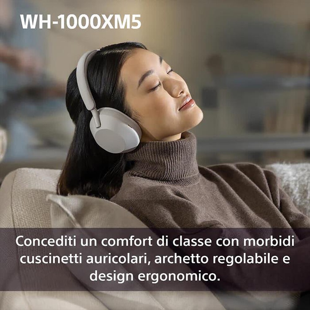 "SONY - Cuffie wireless WH1000XM5B.CE7-Nero"