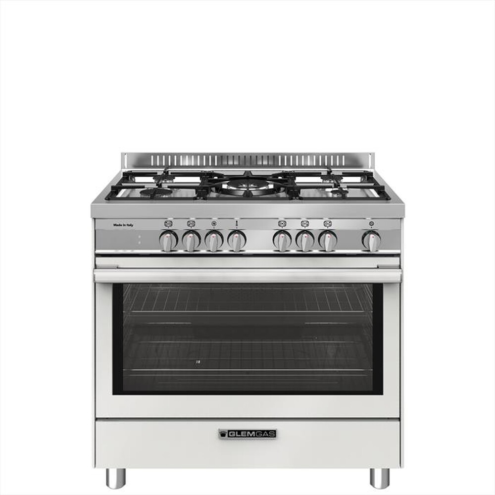 Immagine del prodotto GLEM GAS - Cucina elettrica ST965MWH Classe A+-Bianco Farina